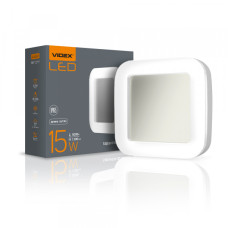 LED світильник ART IP65 квадратний VIDEX 15W 5000K (VL-BHFS-155)