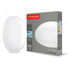 LED світильник настінно-стельовий TITANUM 32W 5000K Криві лінії (TLCL-325CL)