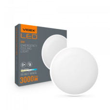 LED Світильник аварійний накладний з датчиком руху VIDEX 30W 2700-6500K 220V (VL-CLR-EM300-2)
