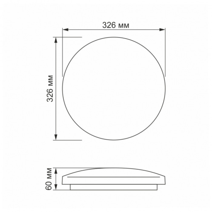 LED світильник настінно-стельовий VIDEX 24W 4100K Прямокутники (VL-CLR-244R)