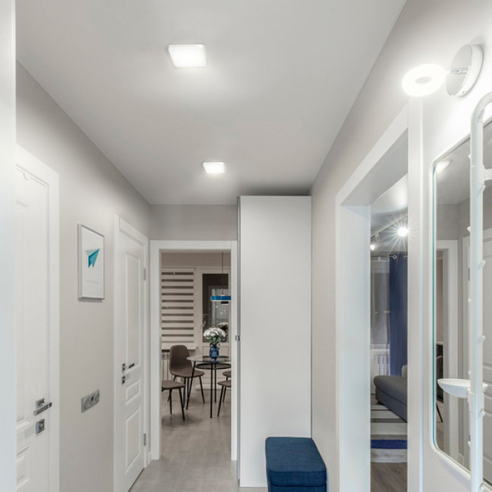 LED Світильник накладний квадрат VIDEX 18W 5000K White (VL-DLSS-185)