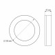 LED світильник ART IP65 круглий VIDEX 15W 5000K (VL-BHFR-155)
