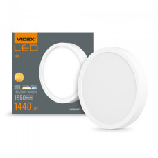LED Світильник круглий накладний VIDEX 18W 5000K White (VL-DLRS-185)