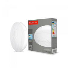 LED світильник настінно-стельовий TITANUM 18W 5000K Криві лінії (TLCL-185CL)