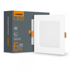 LED світильник Back вбудований квадрат VIDEX 6W 5000K (VL-DLBS-065)