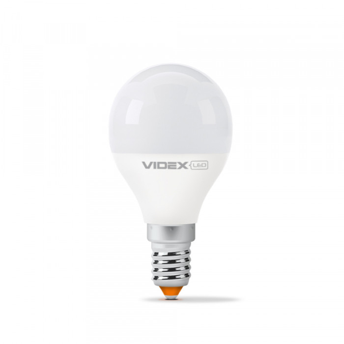 LED лампа VIDEX  G45e 7W E14 4100K (VL-G45e-07144)