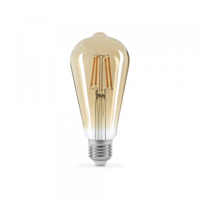 LED лампа TITANUM  Filament ST64 6W E27 2200K бронза (TLFST6406272A)