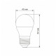 LED лампа VIDEX  G45e 3.5W E27 3000K (VL-G45e-35273)