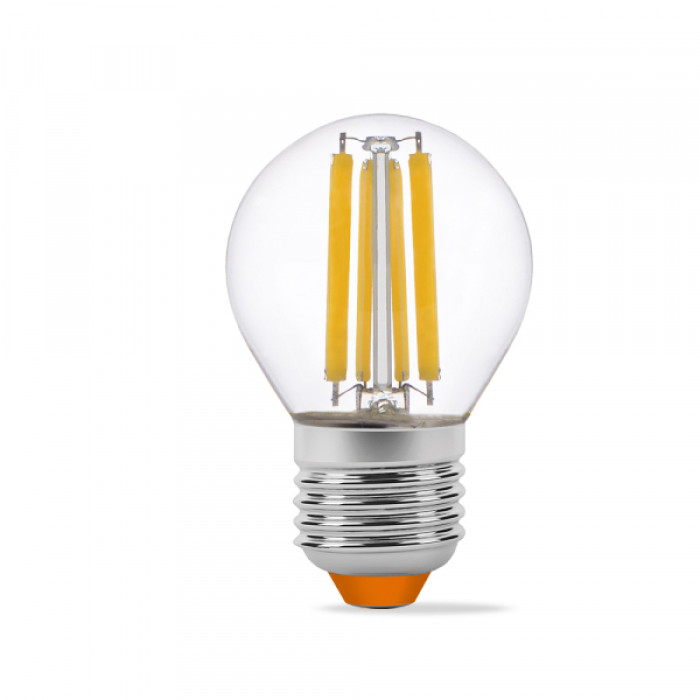 LED лампа VIDEX Filament G45F 6W E27 3000K (VL-G45F-06273)