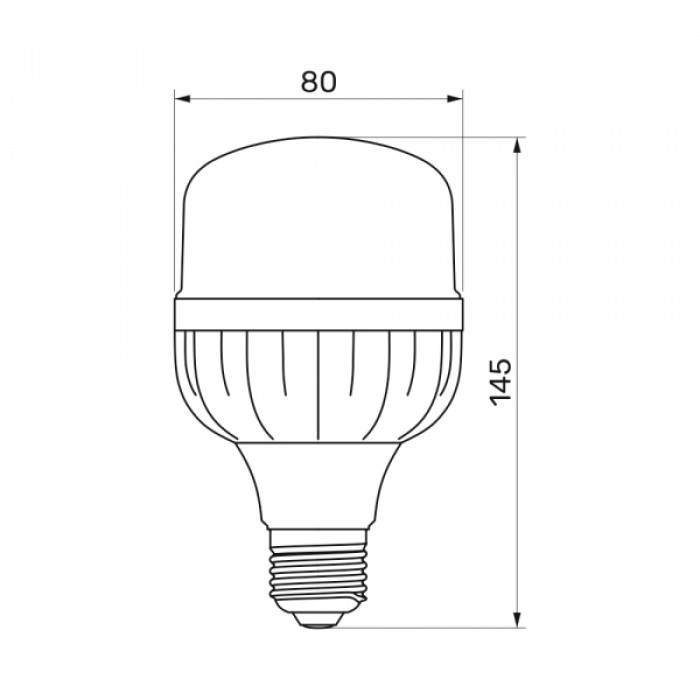 LED лампа TITANUM A80 20W E27 6500К (TL-HA80-20276)