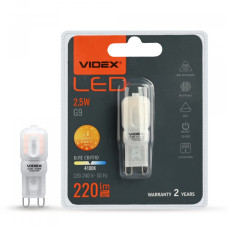 LED лампа VIDEX G9e 2.5W G9 4100K (VL-G9e-25224)