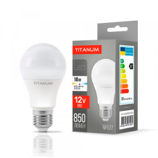 LED лампа TITANUM A60 12V 10W E27 4100K (TLA6010274-12V)