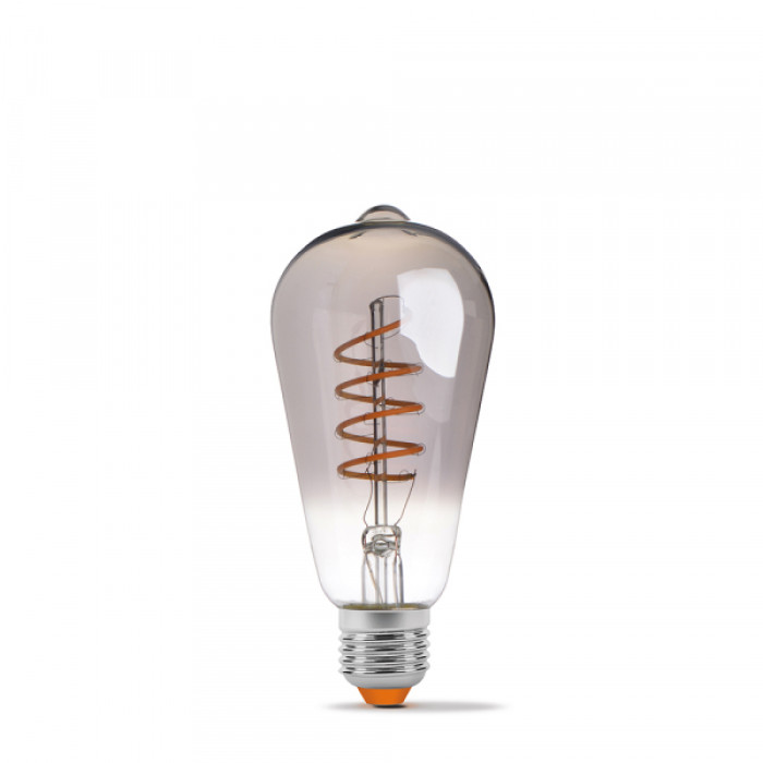 LED лампа VIDEX Filament ST64FGD 4W E27 2100K дімерна графіт (VL-ST64FGD-04272)