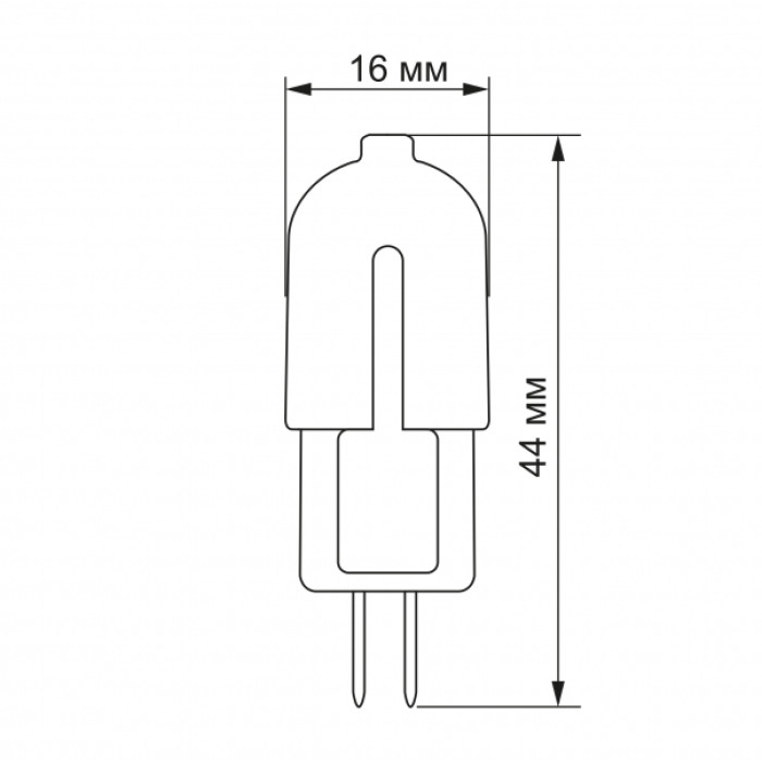 LED лампа VIDEX G4e 2W G4 4100K (VL-G4e-02224)