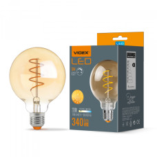 LED лампа VIDEX Filament G95FASD 5W E27 2200K дімерна бронза (VL-G95FASD-05272)