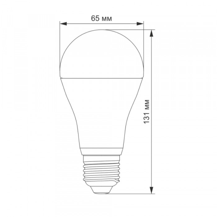 LED лампа VIDEX A65e 20W E27 4100K (VL-A65e-20274)