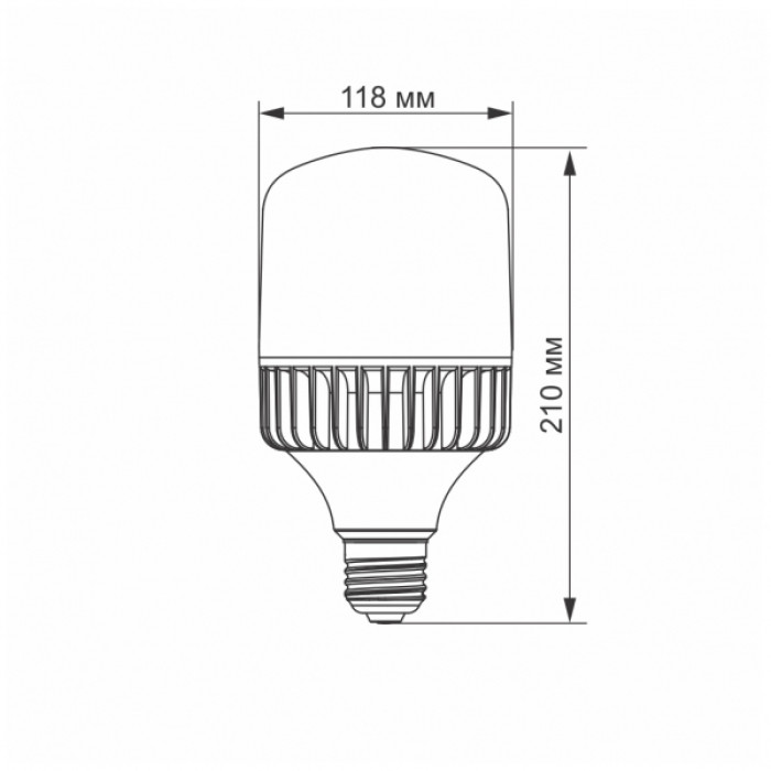 LED лампа VIDEX A118 50W E27 5000K (VL-A118-50275)