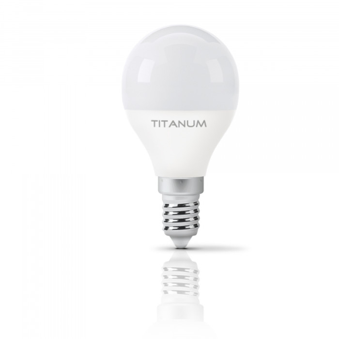 LED лампа TITANUM G45 6W E14 4100K (TLG4506144)
