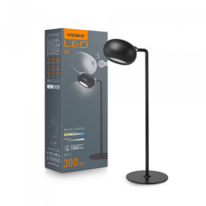 LED лампа настiльна з акумулятором VIDEX VLE-TF18B 3W 3000-5500K Чорна (VLE-TF18B)