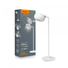 LED лампа настiльна з акумулятором VIDEX VLE-TF18W 3W 3000-5500K Біла (VLE-TF18W)