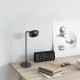 LED лампа настiльна з акумулятором VIDEX VLE-TF18B 3W 3000-5500K Чорна (VLE-TF18B)