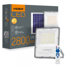 LED прожектор автономний VIDEX 2800Lm 5000K (VL-FSO-1005)