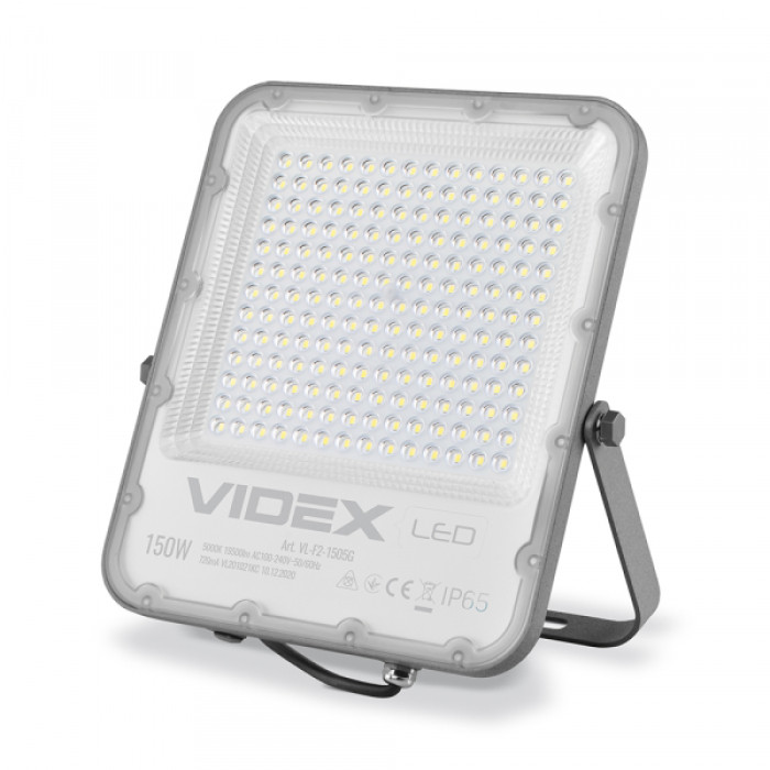 LED прожектор VIDEX PREMIUM F2 150W 5000K (VL-F2-1505G)