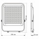 LED прожектор VIDEX PREMIUM F2 150W 5000K (VL-F2-1505G)