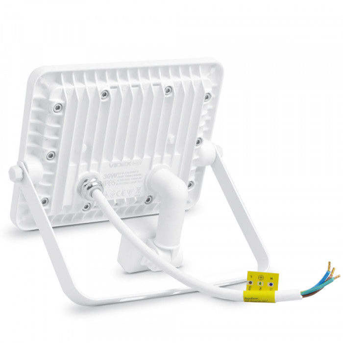 LED прожектор VIDEX F2e 30W 5000K з датчиком руху та освітленості (VL-F2e305W-S)