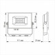 LED прожектор TITANUM TLF106 10W 6000K (TLF106)