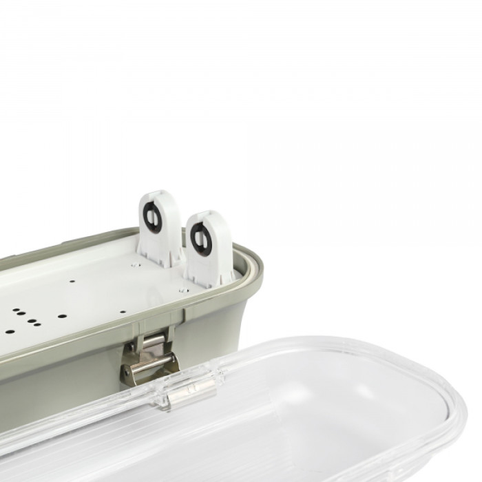 LED світильник IP65 лінійний під лампу 2хТ8 VIDEX 1,2М 220V (VL-BNW-T8122G)
