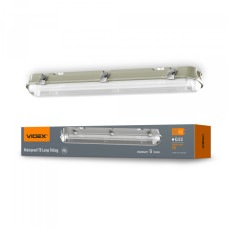 LED світильник IP65 лінійний під лампу 2хТ8 VIDEX 0,6М 220V (VL-BNW-T8062G)