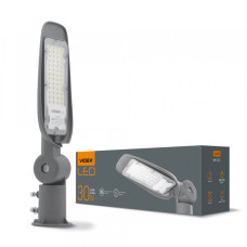 LED вуличний ліхтар VIDEX сірий поворотний 30W 5000K IP65 VL-SLe14-305