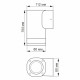 LED Світильник архітектурний AR071G IP54 VIDEX GU10 (VL-AR071G)