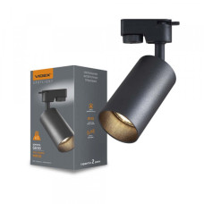 Світильник VIDEX під лампу GU10 SPF06C трековий чорний (VL-SPF06C-B)