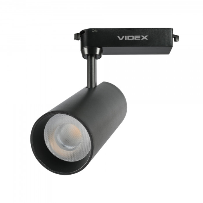 LED світильник трековий VIDEX 30W 60° 4100K чорний (VL-TR04W-304B)