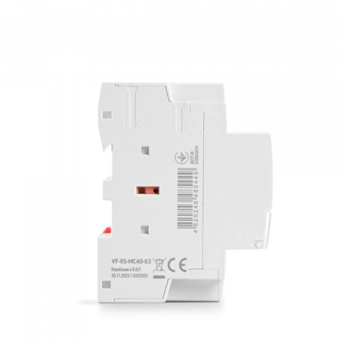 Модульний контактор 4п 63А 4НВ VF-RS-MC4O-63 VIDEX RESIST (VF-RS-MC4O-63)