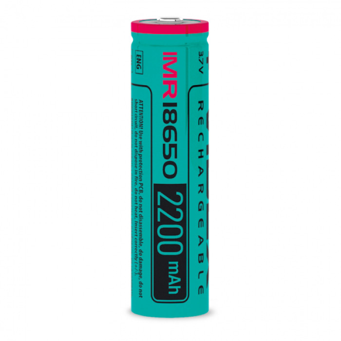 Акумулятор Videx 18650 (високого струму) 20A 2200mAh bulk/1шт (IMR18650/2200/1BLK)