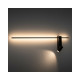 Настінний світильник, бра Nowodvorski 11426 Easy Right GU10 MR11 10W + LED 11W 3000K 380Lm IP20 Чорний (11426)