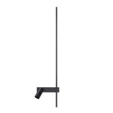 Настінний світильник, бра Nowodvorski 11426 Easy Right GU10 MR11 10W + LED 11W 3000K 380Lm IP20 Чорний (11426)