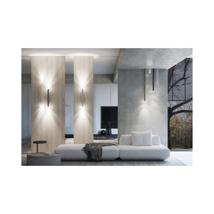 Бра, настінний світильник Nowodvorski 10892 Fourty Wall M GU10 2x10W IP20 Silk Gray (10892)