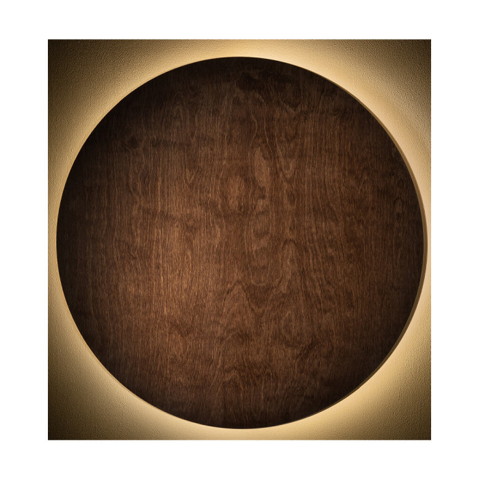Бра, настінний світильник Nowodvorski 11178 Ring Timber Led XXL 1x22W 3000K 400Lm IP20 Brown (11178)
