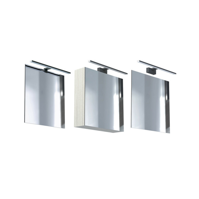 Бра, настінний світильник Nowodvorski 10667 Cezanne LED 1x15W 3000K 1100Lm IP44 Chrome (10667)