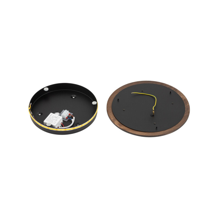 Бра, настінний світильник Nowodvorski 11290 Ring Timber Led M 1x10W 3000K 130Lm IP20 Brown (11290)