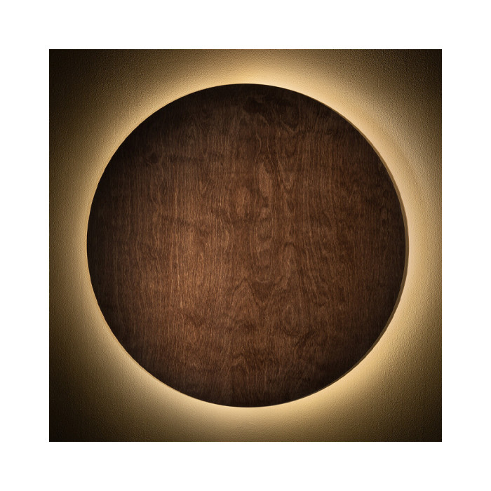 Бра, настінний світильник Nowodvorski 11292 Ring Timber Led XL 1x16W 3000K 290Lm IP20 Brown (11292)