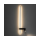 Настінний світильник, бра Nowodvorski 11425 Easy Left GU10 MR11 10W + LED 11W 3000K 380Lm IP20 Чорний (11425)