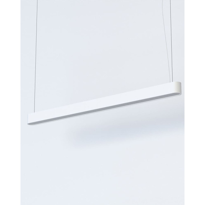 Підвісний світильник Nowodvorski Soft led T8LED 1x22W 3000K 3200Lm IP20 Wh (7537)