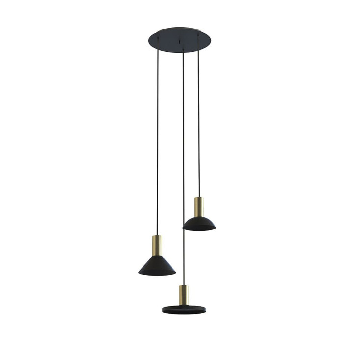 Підвісний світильник Nowodvorski Hermanos GU10 3x10W IP20 Bl (8030)