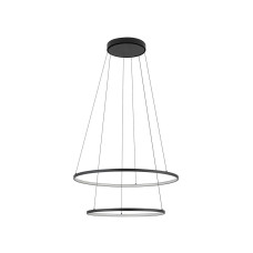 Люстра Nowodvorski 10814 Circolo LED 2x35W 3000K 1200Lm IP20 Чорна (10814)