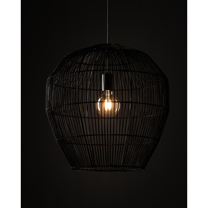 Підвісний світильник, люстра Nowodvorski 11167 Haiti M E27 1x25W IP20 Чорний (11167)